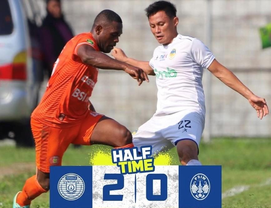 Hasil Babak Pertama: PSIM Yogyakarta Tertinggal 2 Gol di Kandang Persiraja