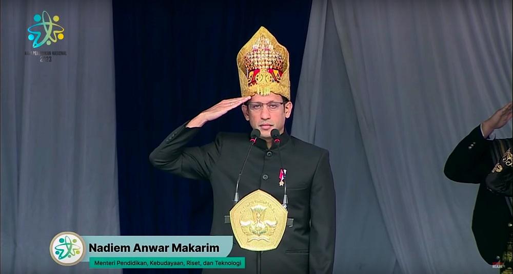 Isi Pidato Nadiem Makarim di Hardiknas 2023: Waktu Tepat Refleksi Langkah yang Berani