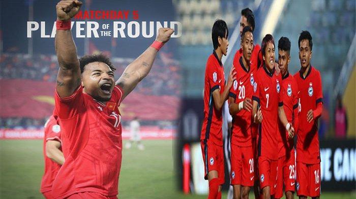 Jadwal dan Link Streaming VISION PLUS Semifinal Piala AFF 2024 : Singapura vs Vietnam