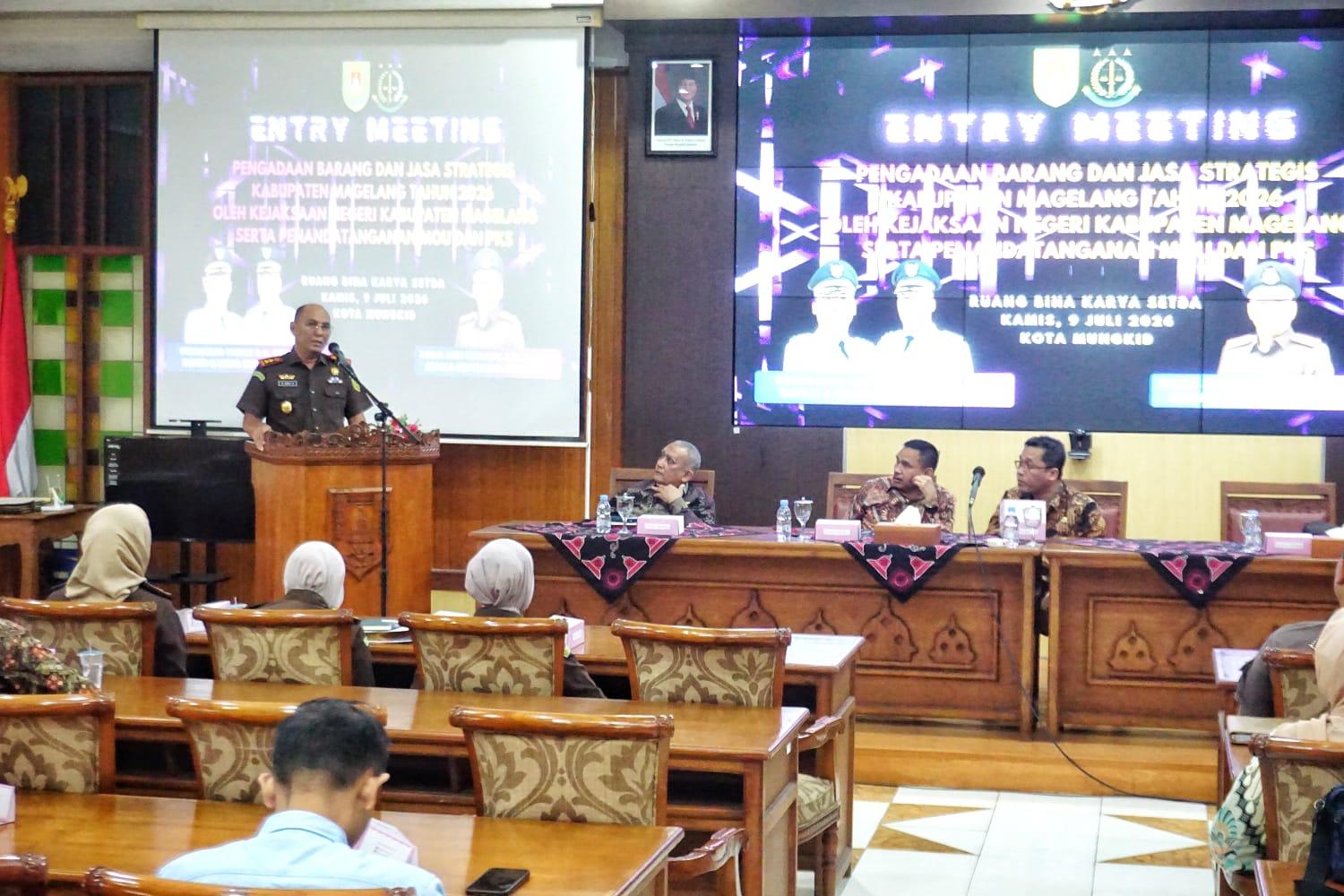 Kejaksaan Kawal 10 Proyek Strategis Pemkab Magelang - Tribunjogja.com