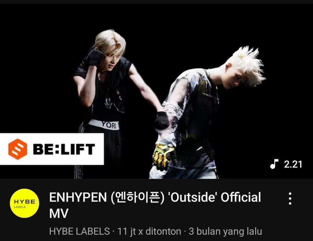 Lirik dan Terjemahan Lagu 'Outside' ENHYPEN