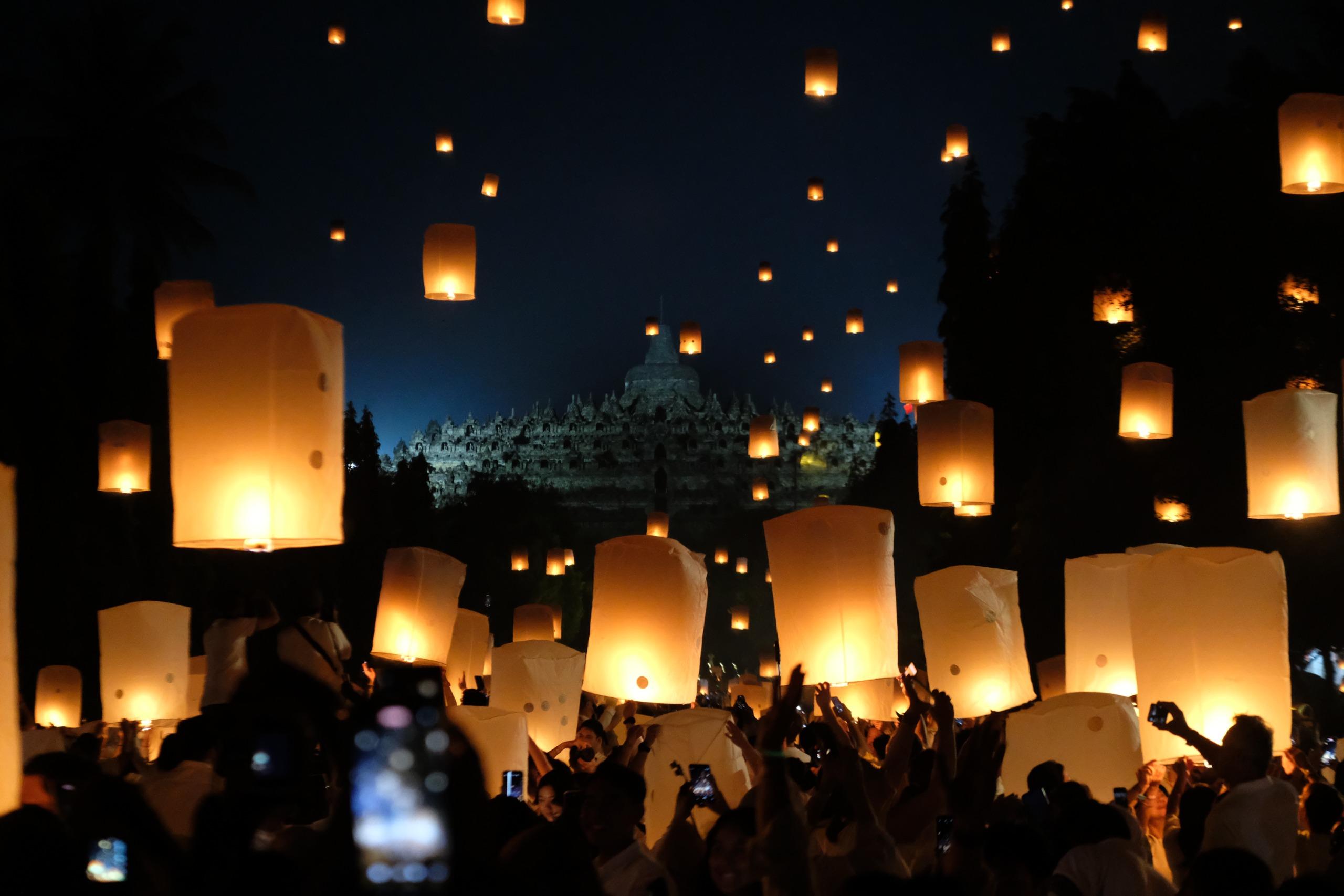 Borobudur Moon Spesial Malam Tahun Baru 2026: Ada Pelepasan Balon Harapan