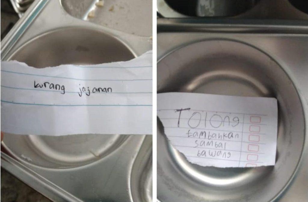 MBG Perdana di Karangmojo Dapat Respon Unik, Siswa Tulis Surat Minta Tambahan Sambel Bawang