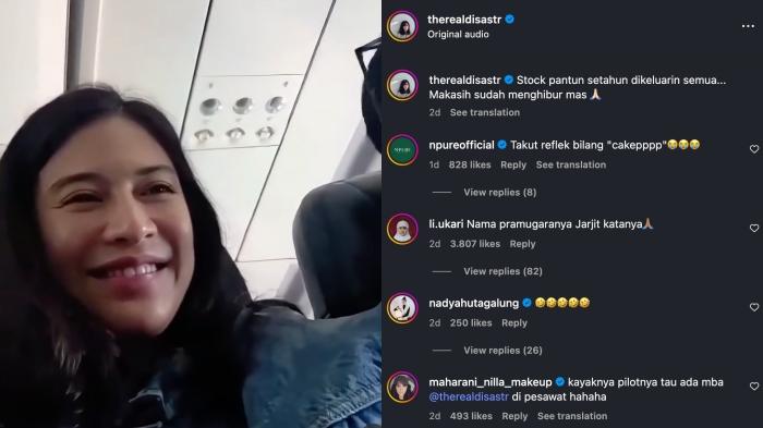 Viral Dian Sastro Tersenyum Saat Delay Penerbangan Citilink Disambut Pantun Lucu