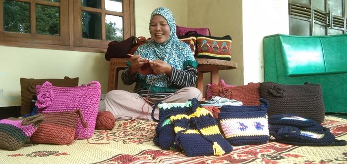 Kisah Kampung Pengkol di Klaten, Sebagian Besar Warganya Bekerja Sebagai Perajin Tas Rajut