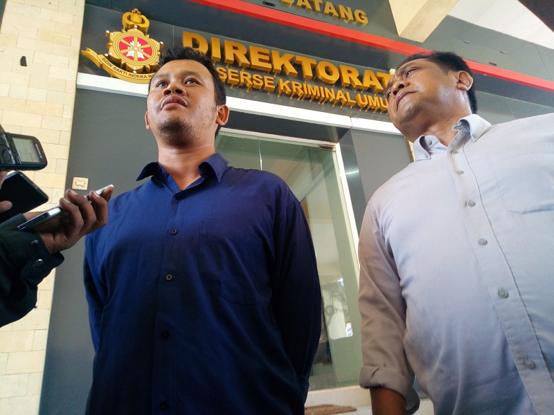 Terkait Kelanjutan Kasus Pencoretan Provokatif di UIN, AMAN Datangi Ditreskrimum Polda DIY