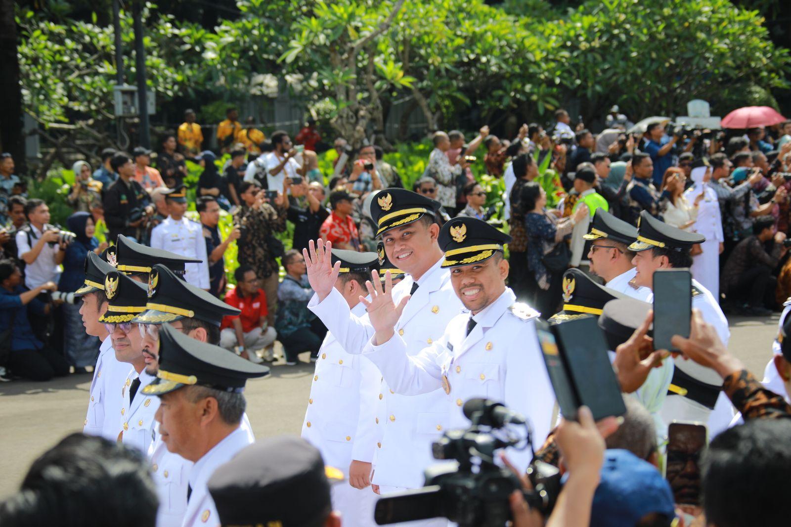 Usai Dilantik Jadi Bupati-Wabup Klaten, Hamenang-Benny Kembali Ke Klaten
