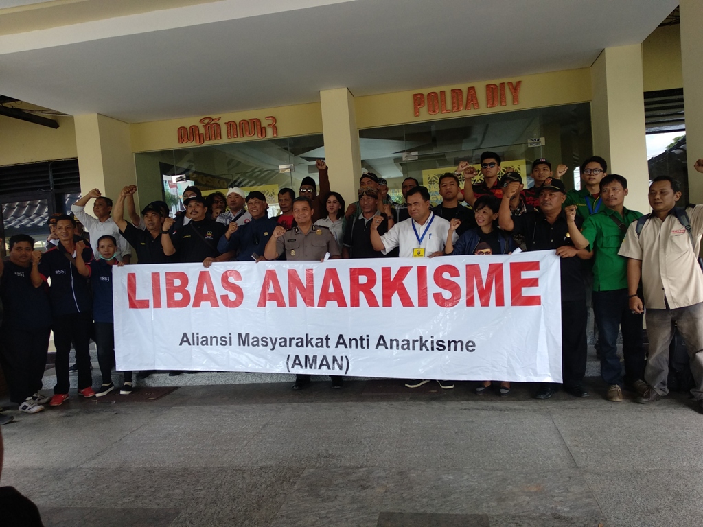 Merespon Kerusuhan di Simpang UIN, AMAN Gelar Aksi Damai di Mapolda DIY