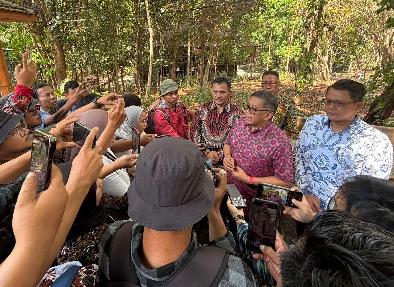 Kunjungi Wanagama, Megawati Soekarnoputri Berikan Perhatian Mengenai Pelestarian Hutan