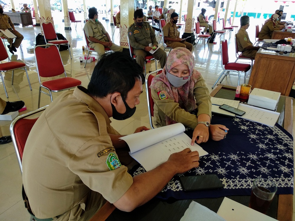 Implementasi UU Keistimewaan, ASN Pemkab Gunungkidul Belajar Lagi Aksara Jawa