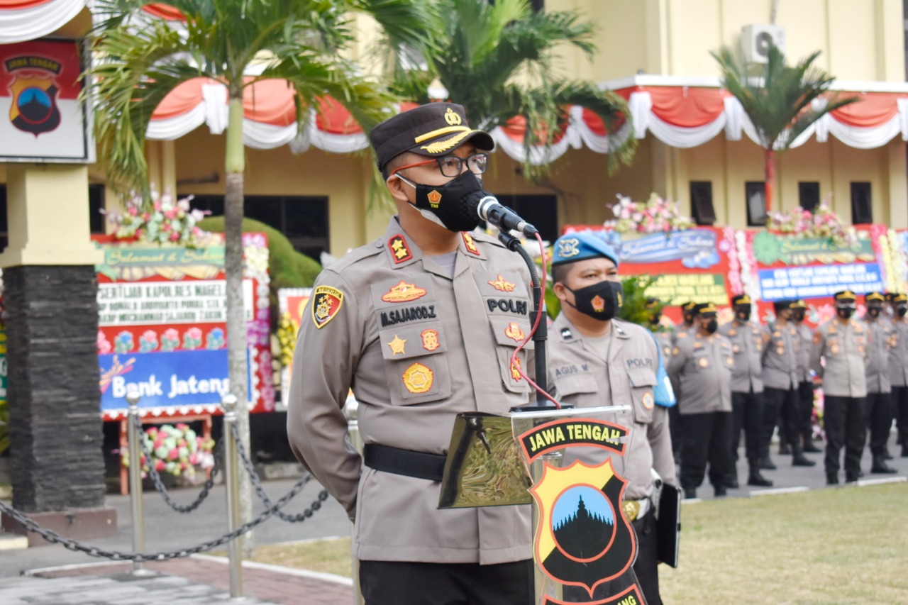 Hari Pertama Bertugas, Kapolres Magelang Minta Tingkatkan Pelayanan Masyarakat Guna Raih WBBM