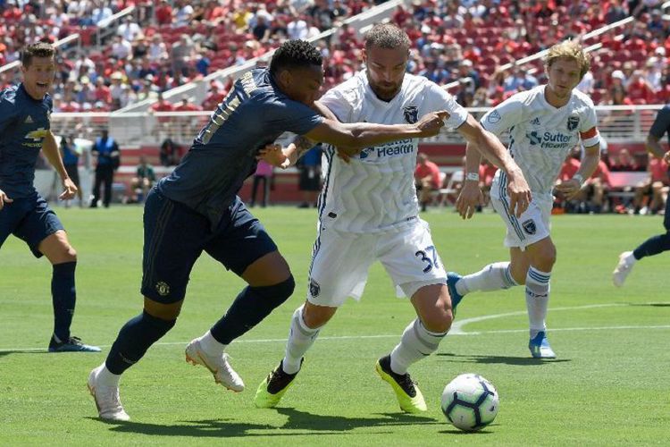 Laga Pemanasan Sebelum Tampil di ICC 2018, Manchester United Hanya Raih Hasil Imbang