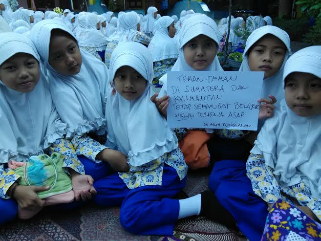 Ratusan Siswa SD di Klaten Salat Minta Hujan