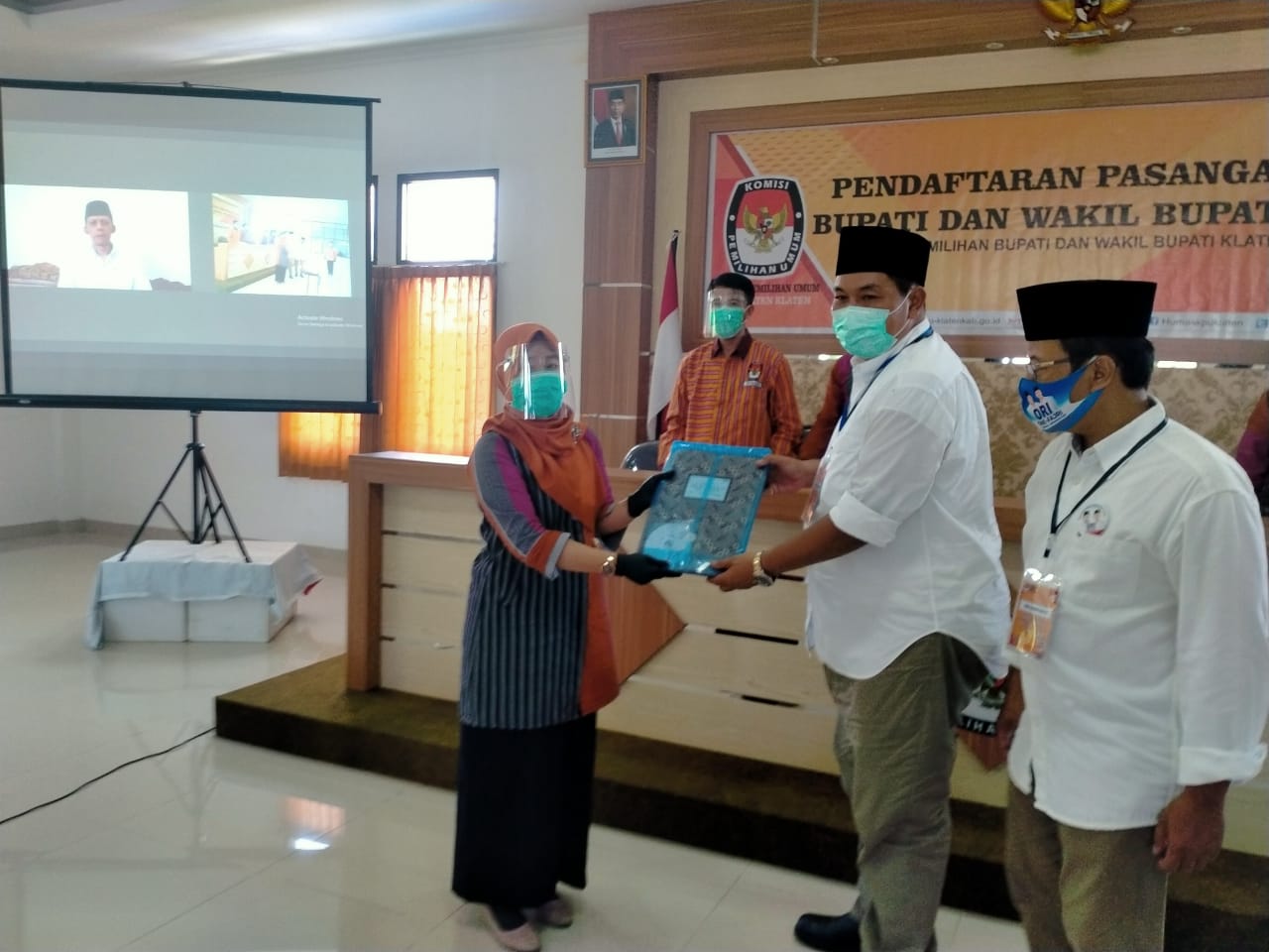 Berkas One-Fajri Mendaftar Pilkada Klaten Dinyatakan Lengkap, Selanjutnya Jalani Tes Kesehatan