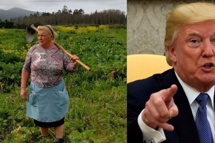 Perempuan yang Mirip Donald Trump Ini Membuat Netizen Bereaksi