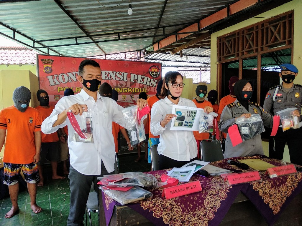 Polres Gunungkidul Ungkap 2 Kelompok Pengedar Narkotika