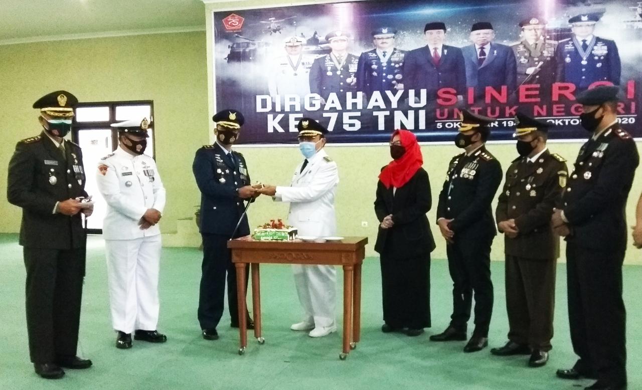 Upacara Peringatan HUT ke-75 TNI di Kulon Progo Digelar secara Virtual