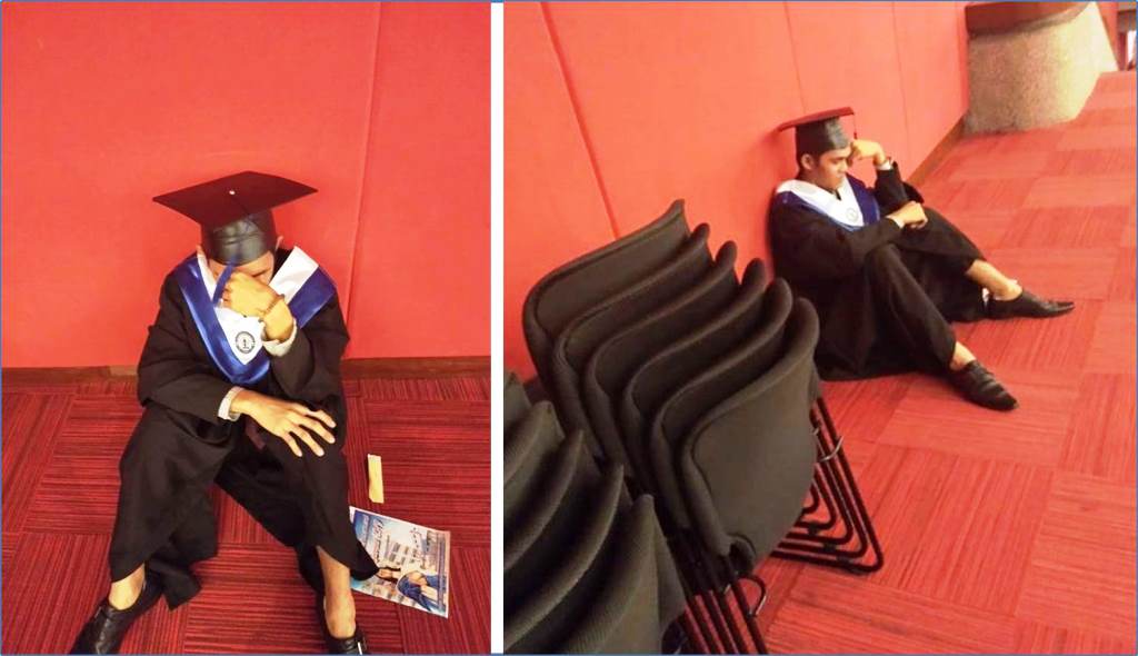 Tangis Wisudawan Ini Pecah, Lantaran Lagi-lagi Orangtuanya Tak Hadiri Momen Spesial