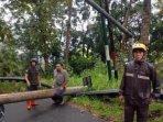 Jalan Dekso - Samigaluh Kulon Progo Terblokir Akibat Longsor saat Hujan Deras Sepanjang Hari