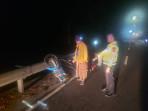Pemotor Terluka Usai Hilang Kendali dan Tabrak Pembatas Jalan di Kulon Progo