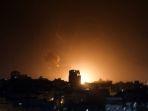 Jet Israel Bombardir Jalur Gaza, Hamas Balas Tembakkan Rudal