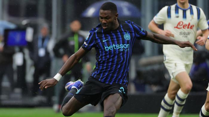 TUMPUAN - Penampilan Marcus Thuram, pada pertandingan Inter Milan vs Atalanta, di Stadion Giuseppe Meazza, Sabtu (14/3/2026). Bomber asal Prancis itu bakal menjadi tumpuan Nerazzurri saat bertandang ke markas Como 1907, Senin (13/4/2026).