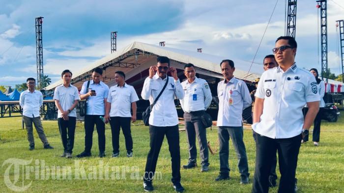 201125 cek pengamanan Festival Tari Tana Tidung 1