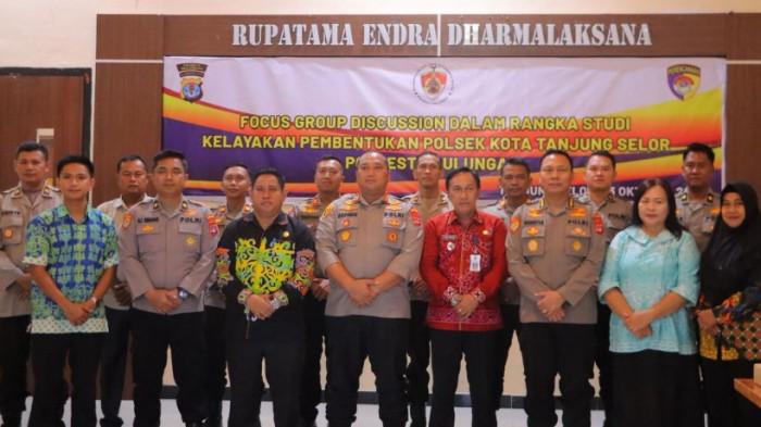 Ibu Kota Provinsi Kaltara Segera Miliki Polsekta Baru, Polresta Bulungan Gelar FGD Kelayakan