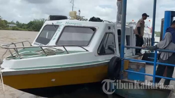 JADWAL SPEEDBOAT – Tampak aktivitas calon penumpang di Pelabuhan Kayan II Tanjung Selor. Sejumlah armada speedboat reguler disiapkan di Pelabuhan Kayan II untuk melayani rute Tanjung Selor–Tarakan hingga sore hari. (TribunKaltara.com) (Desi Kartika)