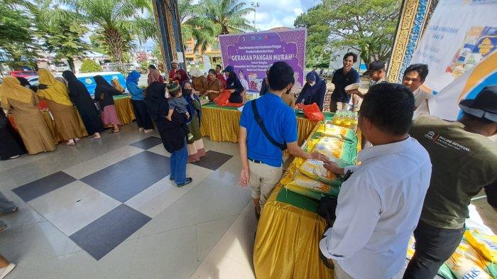 DPKP Kaltara Gelar Gerakan Pangan Murah di Lapangan Agatish, Harga Telur Rp 64.000 Per Piring