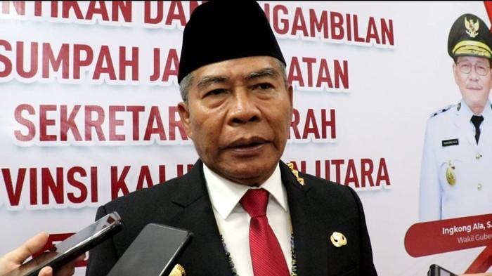UMP KALTARA 2026 – Gubernur Kaltara, Zainal Paliwang, saat diwawancara TribunKaltara.com di Tanjung Selor. UMP Kaltara 2026 kini tembus Rp 3,77 juta, Tribuners bisa cek juga daftar UMK se-Kalimantan Utara terbaru. (TribunKaltara.com / Desi Kartika)