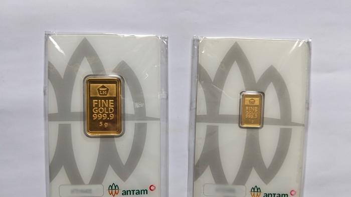 HARGA EMAS - Update harga emas hari ini menunjukkan harga emas Antam terpantau turun, pada Selasa 31 Maret 2026. Warga Kalimantan Utara atau Kaltara bisa mengecek laman logam mulia, untuk memantau berapa harga emas Antam hari ini. (TribunKaltara.com/Amiruddin)