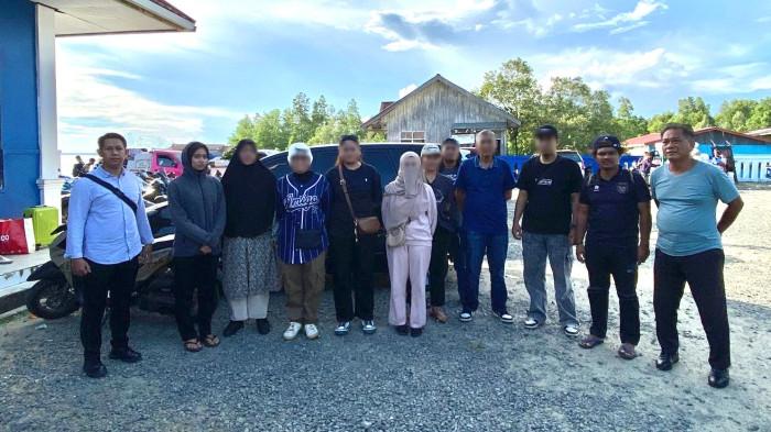 8 Warga Negara Asing Asal Malaysia Ditemukan Masuk Secara Ilegal di Sebatik - Nunukan Kaltara