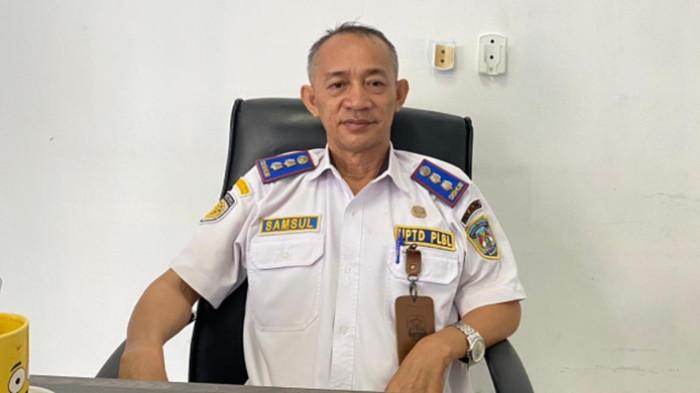 JADWAL SPEEDBOAT - Kepala UPTD Pelabuhan Liem Hie Djung Nunukan, Samsul, saat ditemui di kantornya di Nunukan. Samsul mengatakan operasional speedboat dilakukan menyesuaikan dengan kondisi penumpang.