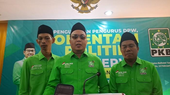 Ketua DPW PKB Kaltara, Herman, saat menyampaikan target perolehan suara