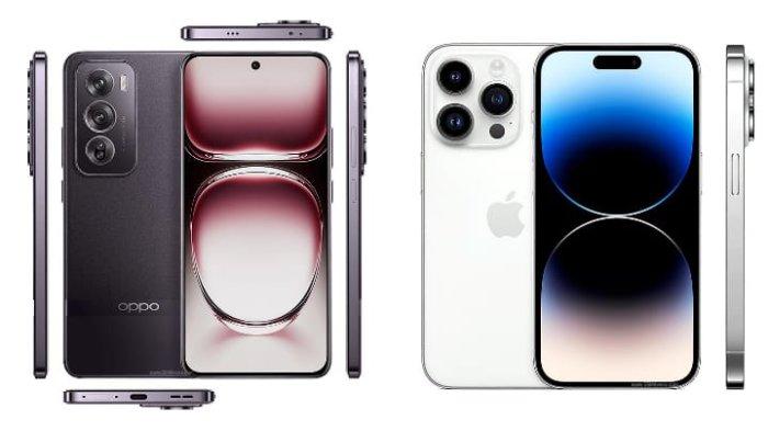Harga HP Lebih Murah tapi Punya Spek Canggih, Ini Perbandingan Oppo Reno 12 Pro 5G vs iPhone 14 Pro