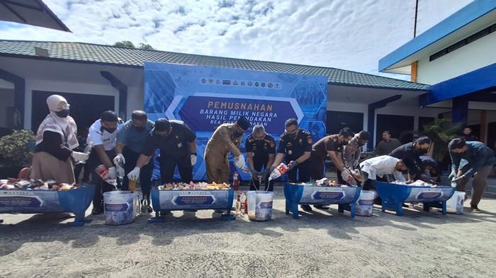 PEMUSNAHAN BB DI TARAKAN