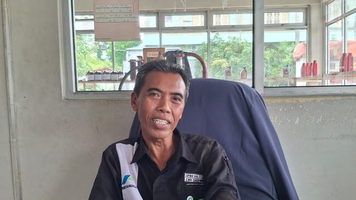 Pengawas SPBU Gunung Lingkas Tarakan, Eko Sarwoko