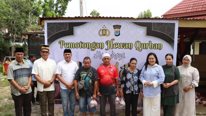 Penyerahan hewan kurban di Polres Nunukan 27052026