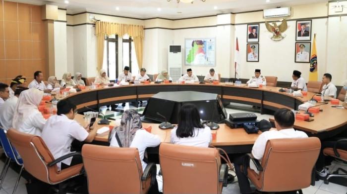 EVALUASI - Kegiatan Entry Meeting Evaluasi Penyelenggaraan Pemerintahan Daerah (EPPD) Kabupaten/Kota Tahun 2025 atas Laporan Penyelenggaraan Pemerintahan Daerah (LPPD) dan Standar Pelayanan Minimal (SPM) Tahun 2025 yang berlangsung pada Rabu (10/6/2026).