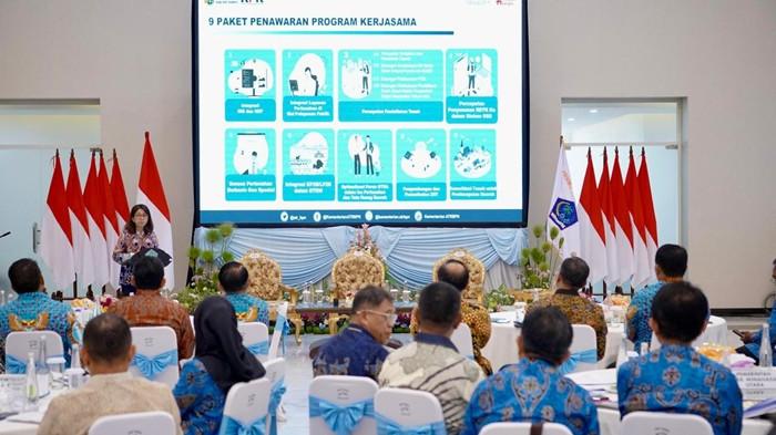 Suasana di sela Rapat Koordinasi (Rakor) ATR/BPN dan KPK