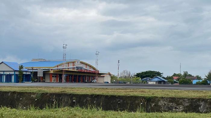 Tampak suasana di Bandar Udara Nunukan, Kalimantan Utara, pada Rabu 1 April 2026.