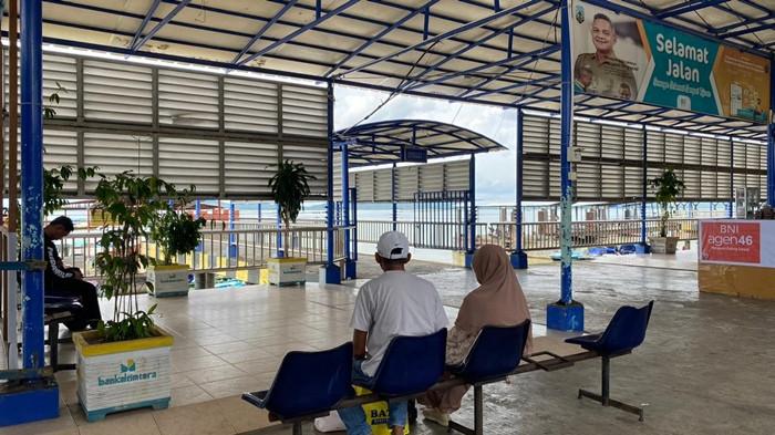 Tampak suasana di Pelabuhan Liem Hie Djung Nunukan