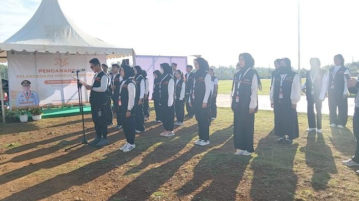 Tampak suasana pencanangan Sensus Ekonomi 2026 di RTH Joesoef Abdullah