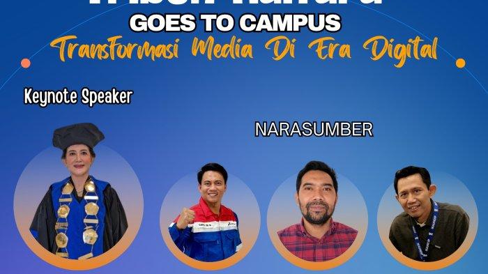 Usung Tema Transformasi Media di Era Digital, Tribun Kaltara Goes to Campus Kembali Digelar