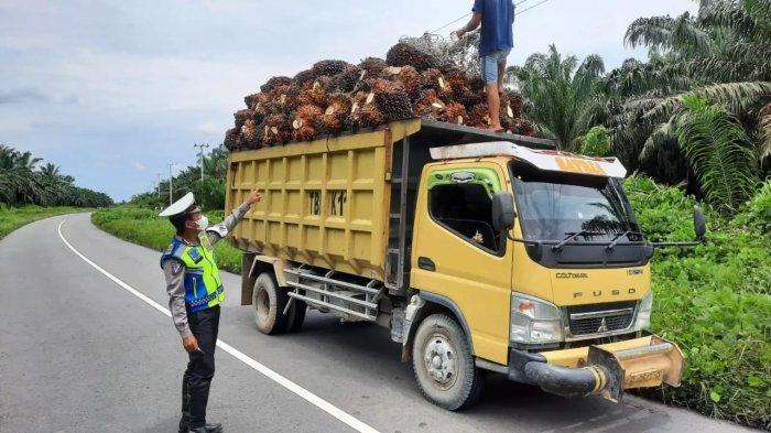Kendaraan Over Dimensi dan Over Loading Bakal Ditindak Ditlantas Polda Kaltara, Gencar Sosialisasi