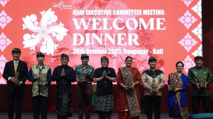 Malam Ramah Tamah ExCom Meeting CityNet Asia Pacific di Bali Usung Tema Bangun Harmoni Perkotaan