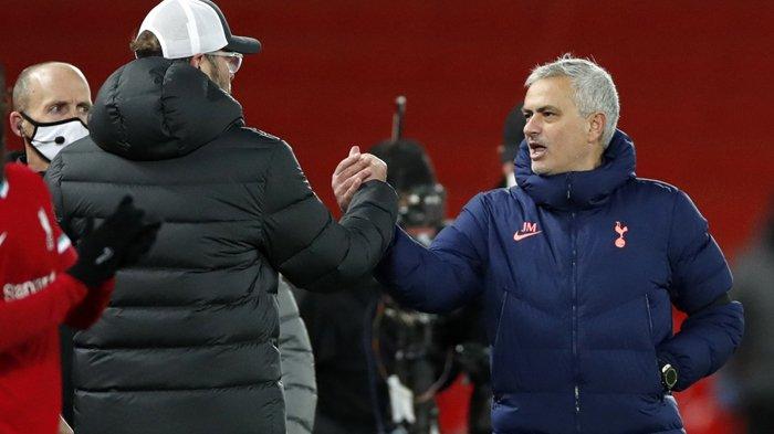 Adu Argumen dengan Juergen Klopp Usai Laga Liverpool vs Tottenham, Jose Mourinho Tak Terima Kalah