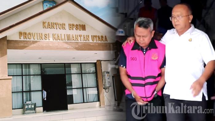 KORUPSI BPSDM KALTARA - Gedung BPSDM Kaltara di Jalan Rajawali Tanjung Selor, Bulungan Kalimantan Utara. Ada dugaan tindak pidana korupsi dalam pembangunan gedung ini yang menyeret 4 tersangka, Kamis (14/8/2025). (TribunKaltara.com)