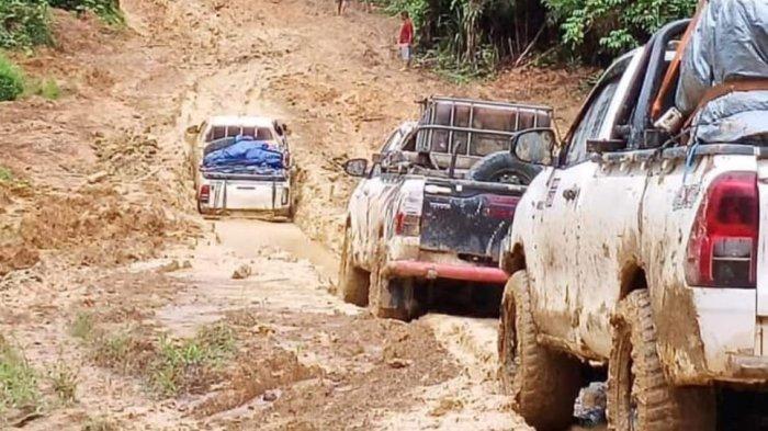 Akses Jalan Sumalindo Tambah Rusak, DPRD Kaltara Sebut Warga Apau Kayan Kembali Beralih ke Malaysia - Tribunkaltara.com